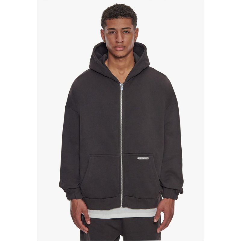 Bazix Republiq Super Heavy Blank Zip-Hoodie