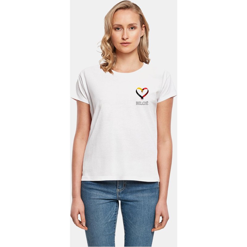 Ladies Merchcode Football - Belgium T-shirt