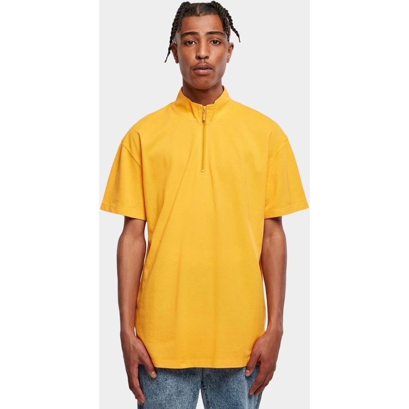 Urban Classics Boxy Zip Pique Tee