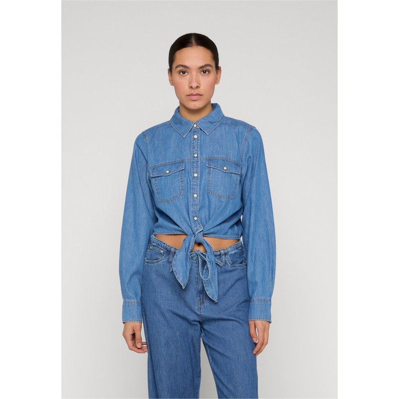 Noisy May NMHELSA L/S TIE SHIRT MG002LB NOOS