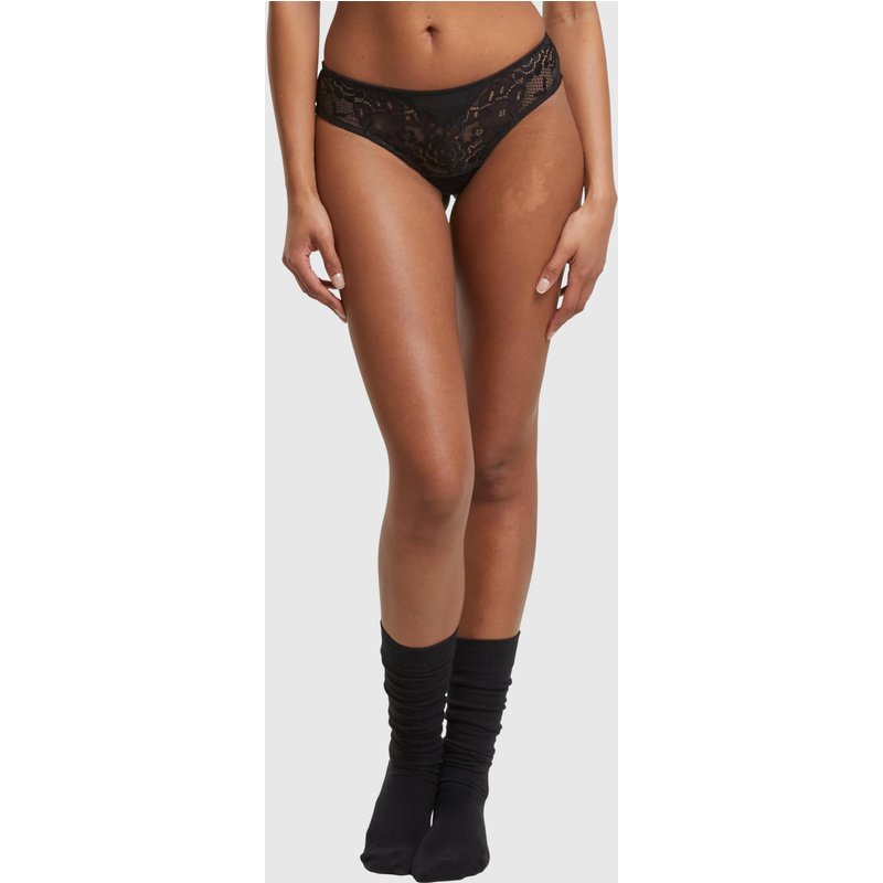 Urban Classics Ladies Allover Lace Brazilian 2-Pack