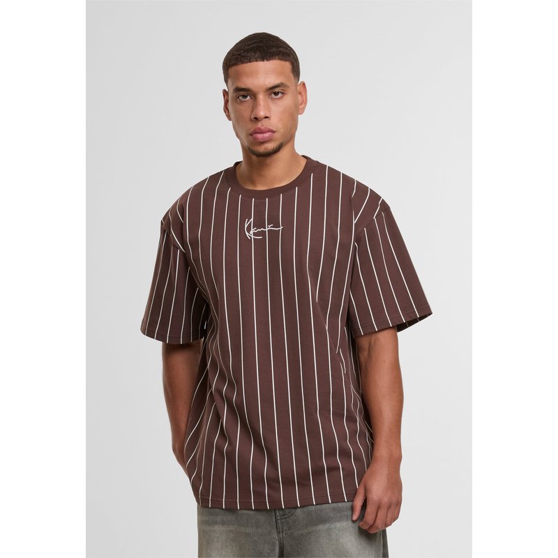 Karl Kani Small Signature Essential Pinstripe Tee