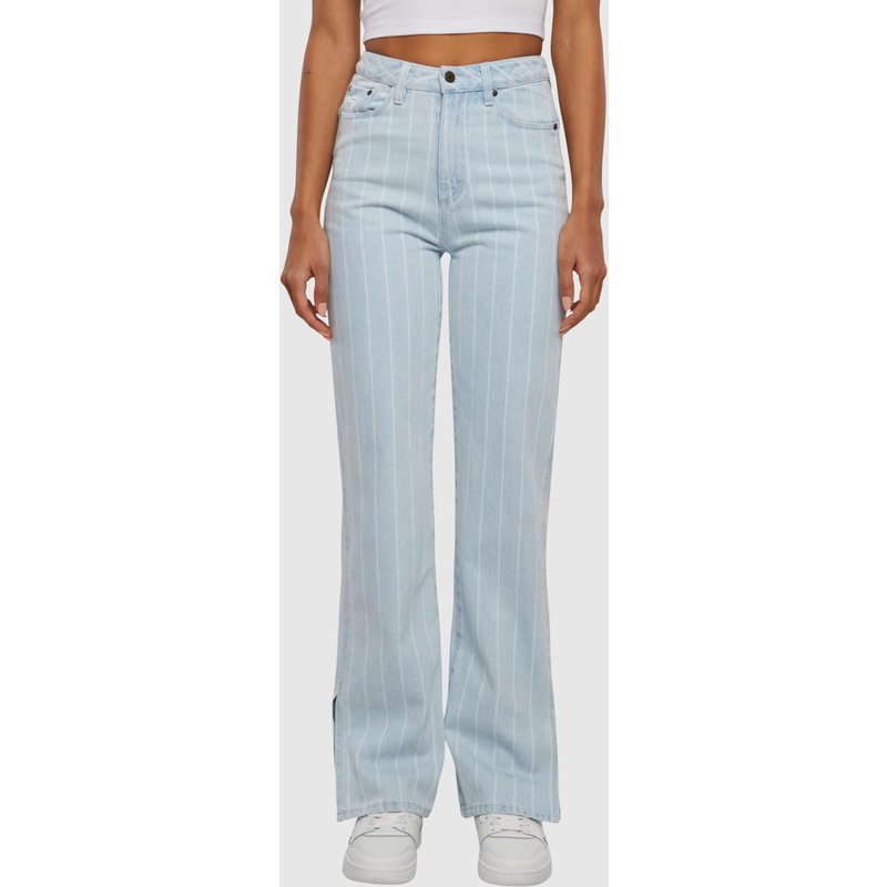 Karl Kani KW221-088-1 KK OG Pinstripe Slit Jeans