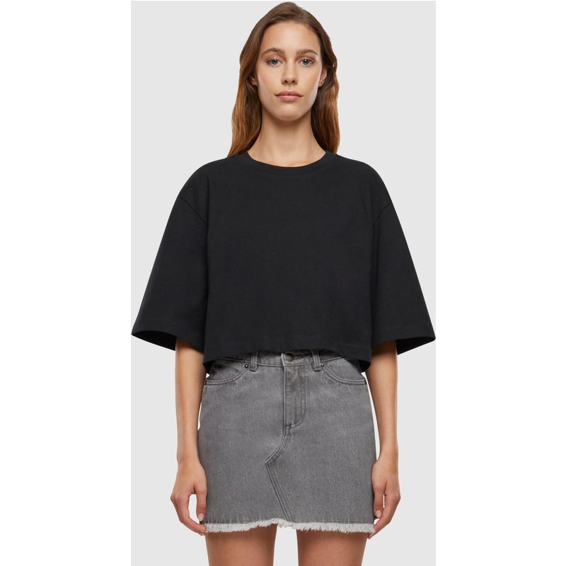 Urban Classics Ladies Heavy Essentials Oversized Cropped Tee