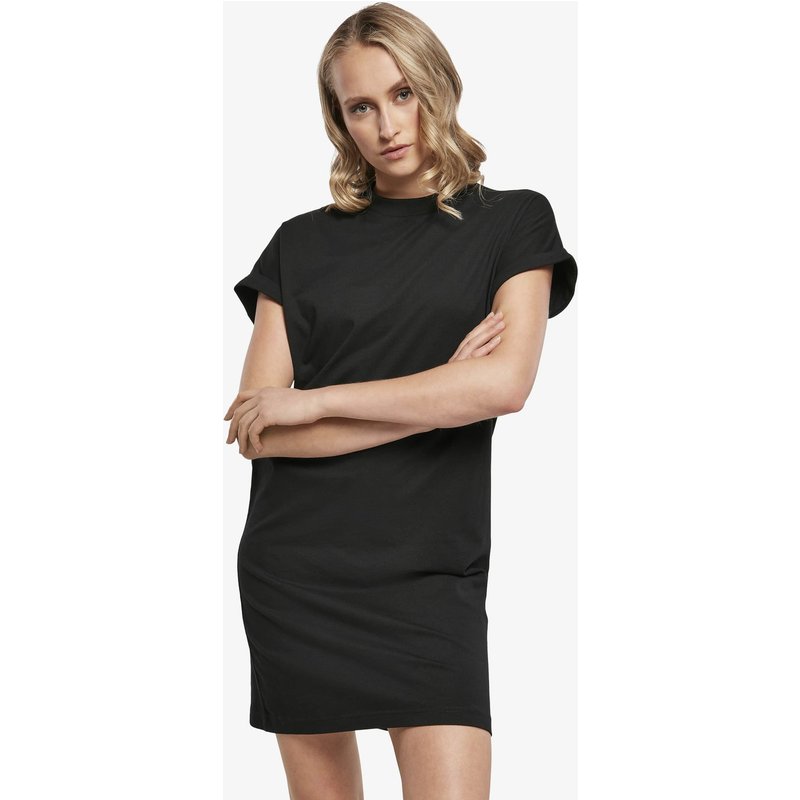 Urban Classics Ladies Organic Cotton Cut On Sleeve Tee Dress