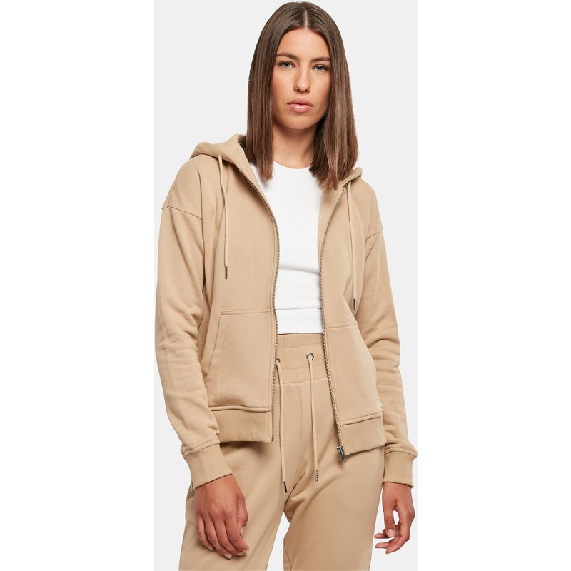 Urban Classics Ladies Organic Terry Zip Hoody