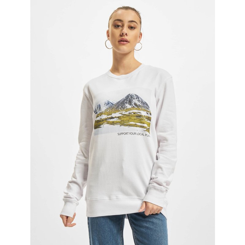 Mister Tee Ladies Local Planet Crewneck