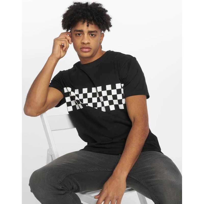 Urban Classics Check Panel Tee