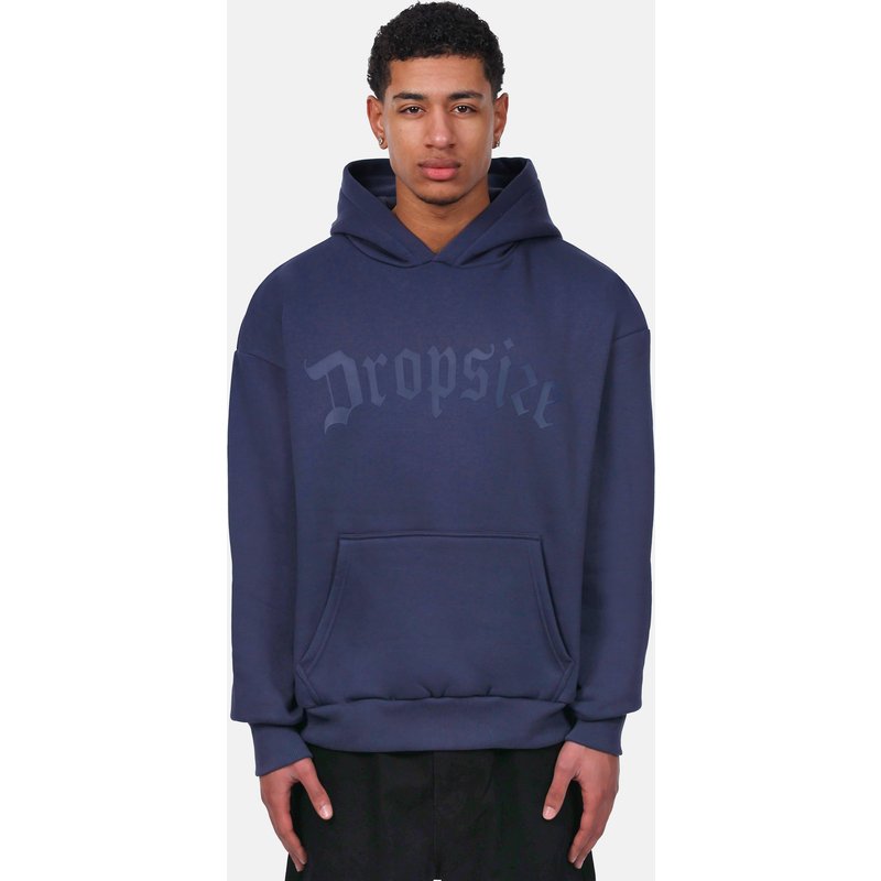 Dropsize Heavy Logo Design Hoodie