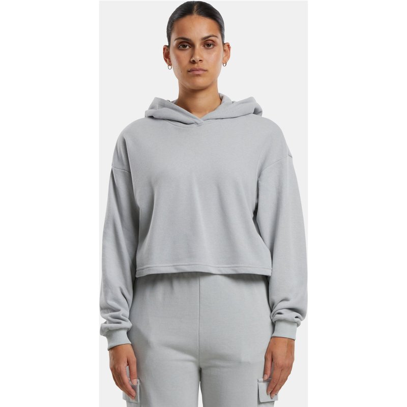 Urban Classics Ladies Oversized Cropped Light Terry Hoodie