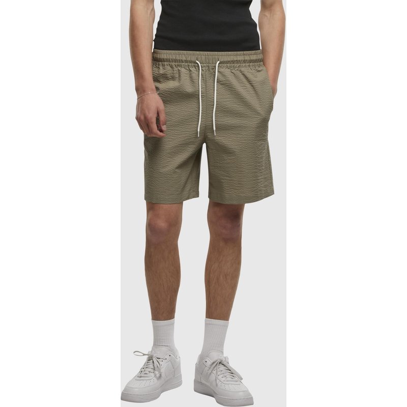 Urban Classics Basic Seersucker Short