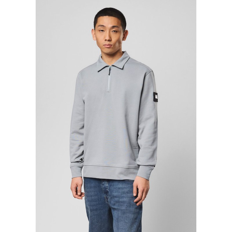 Weekend Offender SIDI POLO SWEATSHIRT WITH FLAT BINDING