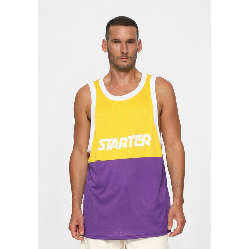 Starter Black Label Split Mesh Tank Top