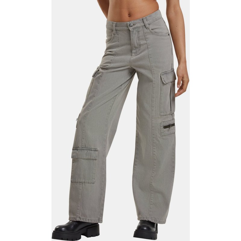 Urban Classics Ladies Loose Utility Denim Cargohose