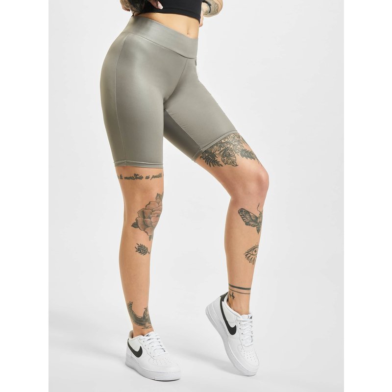 Urban Classics Ladies Synthetic Leather Cycle Short