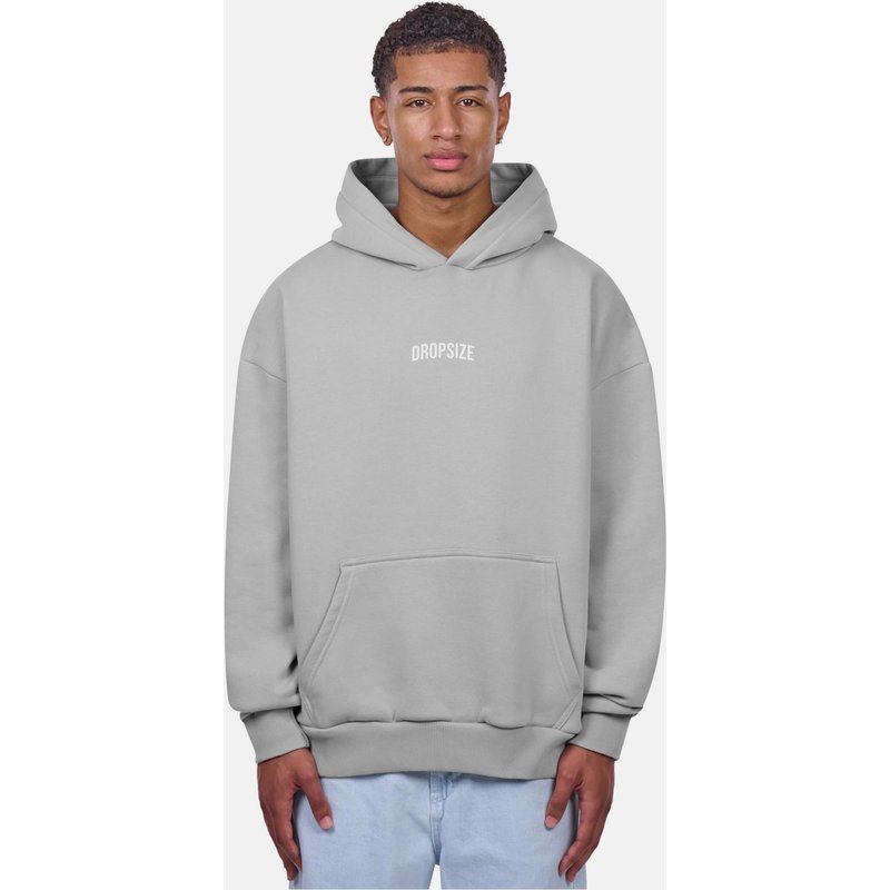 Dropsize HEAVY OVERSIZE MIDDLE LOGO HOODIE