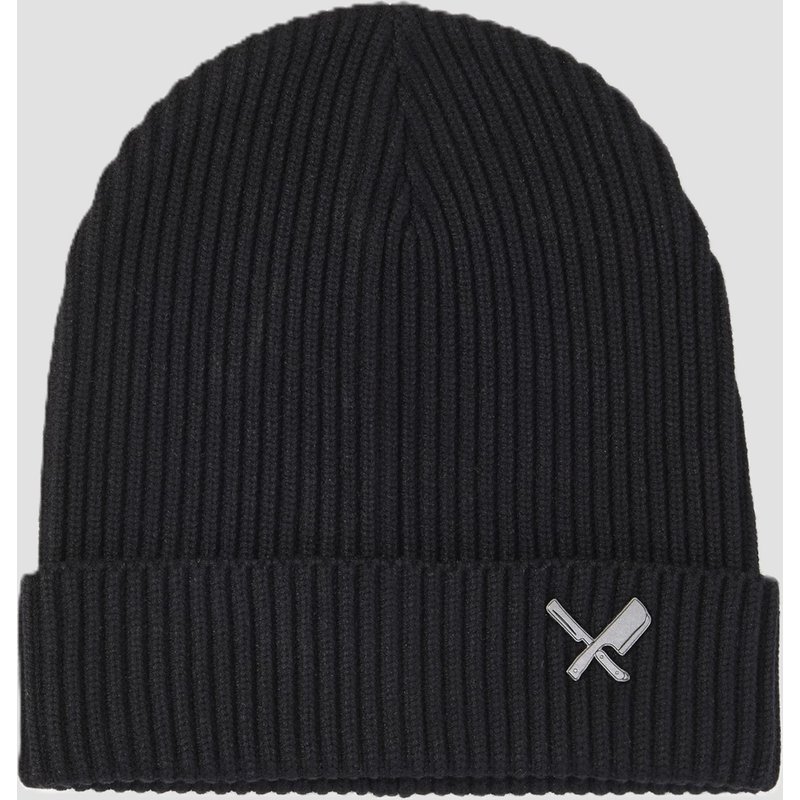 Distorted People Metal Plate Blades Rib Beanie