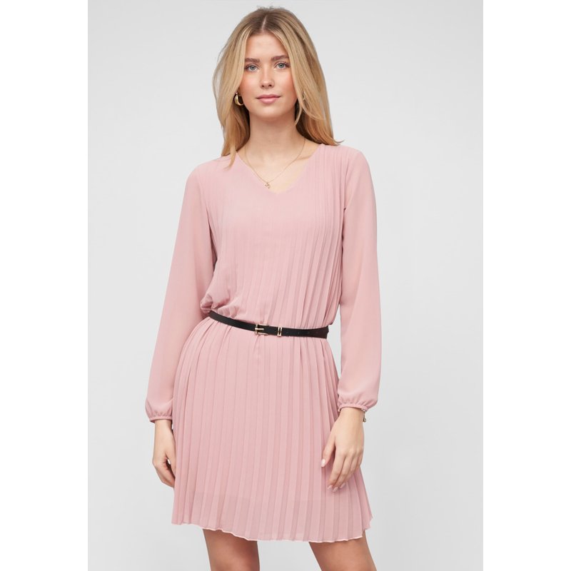 Cloud5ive Cloud 5ive Pleated Dress with belt