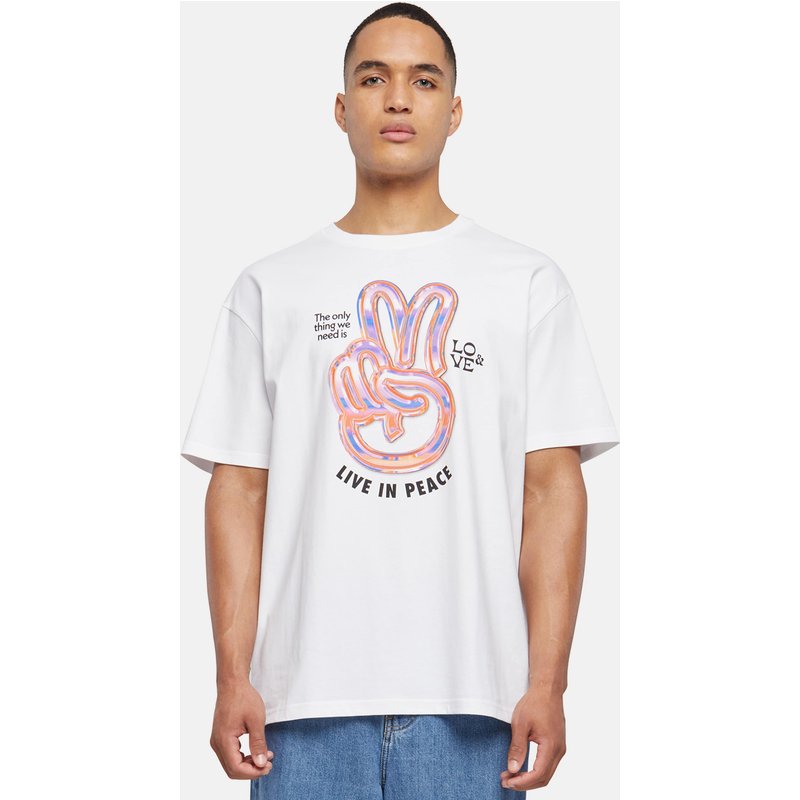 Mister Tee Upscale Live in Peace Oversize