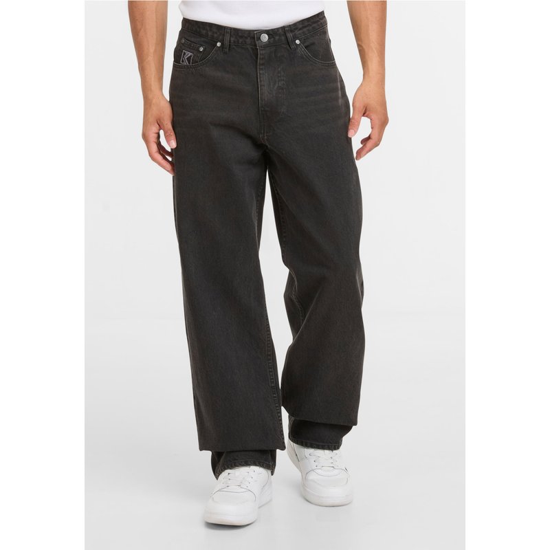 Karl Kani OG K Washed Straight Leg Jeans