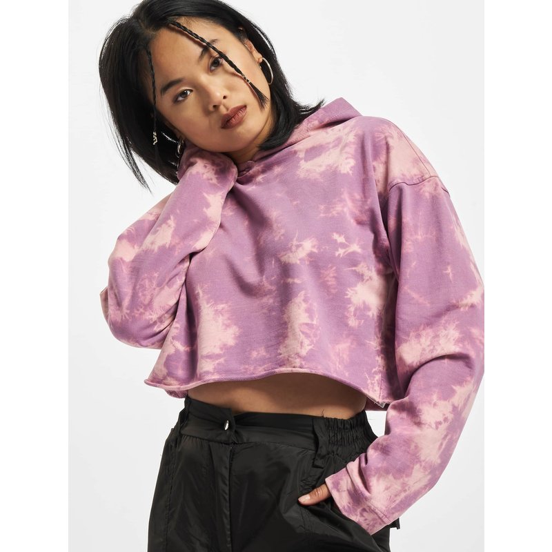 Urban Classics Ladies Oversized Short Bleached Hoody