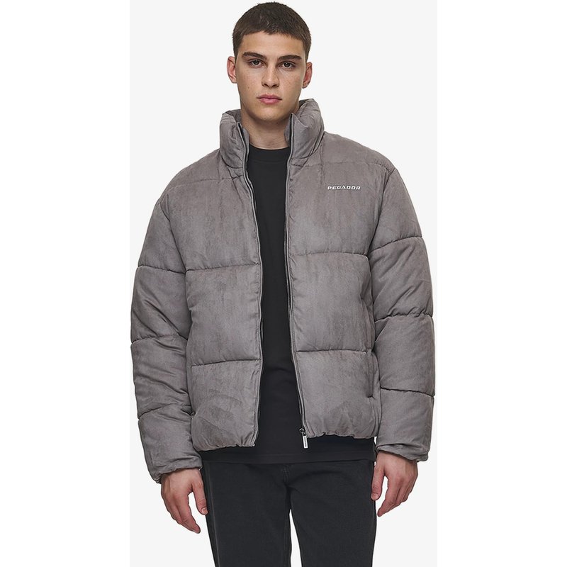 PEGADOR Sidan Velour Puffer Jacket
