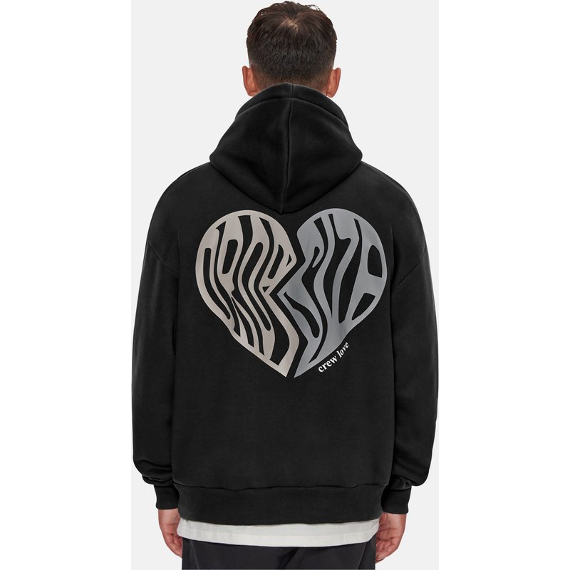 Dropsize Heavy Oversize Broken Heart Hoodie