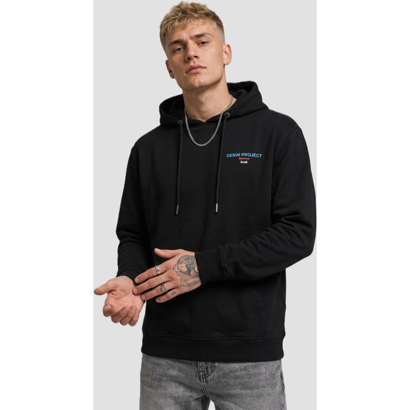 Denim Project Dplogo Color Details Hoodie