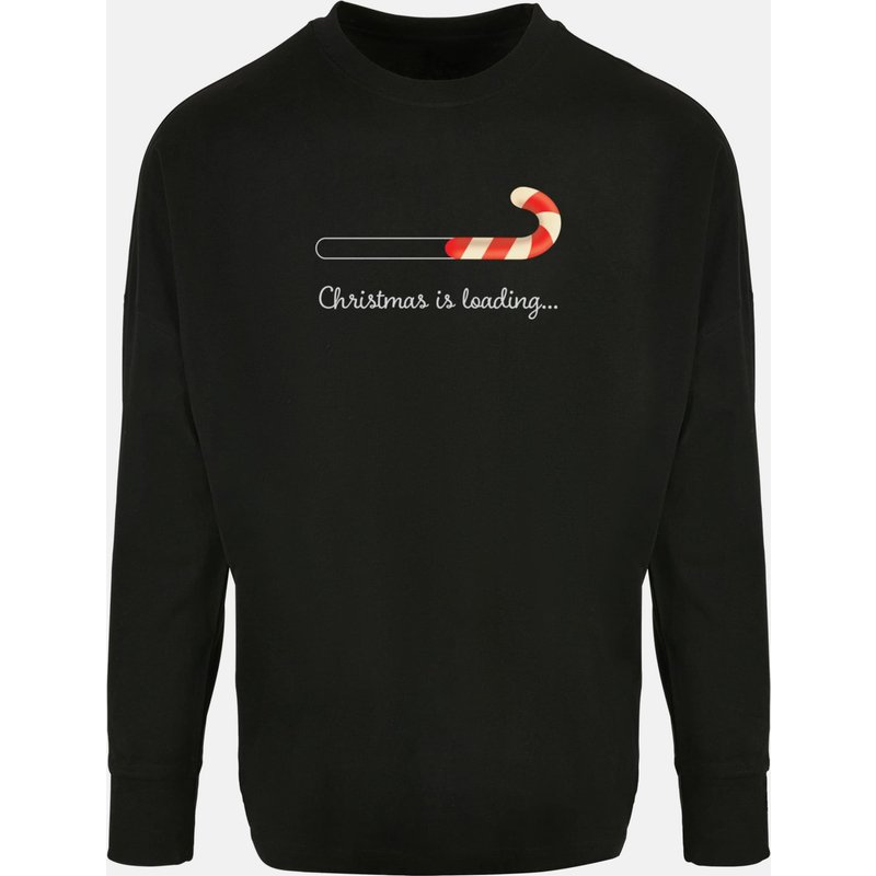Merchcode POD Christmas Loading Oversized Cut On Sleeve Longsleeve