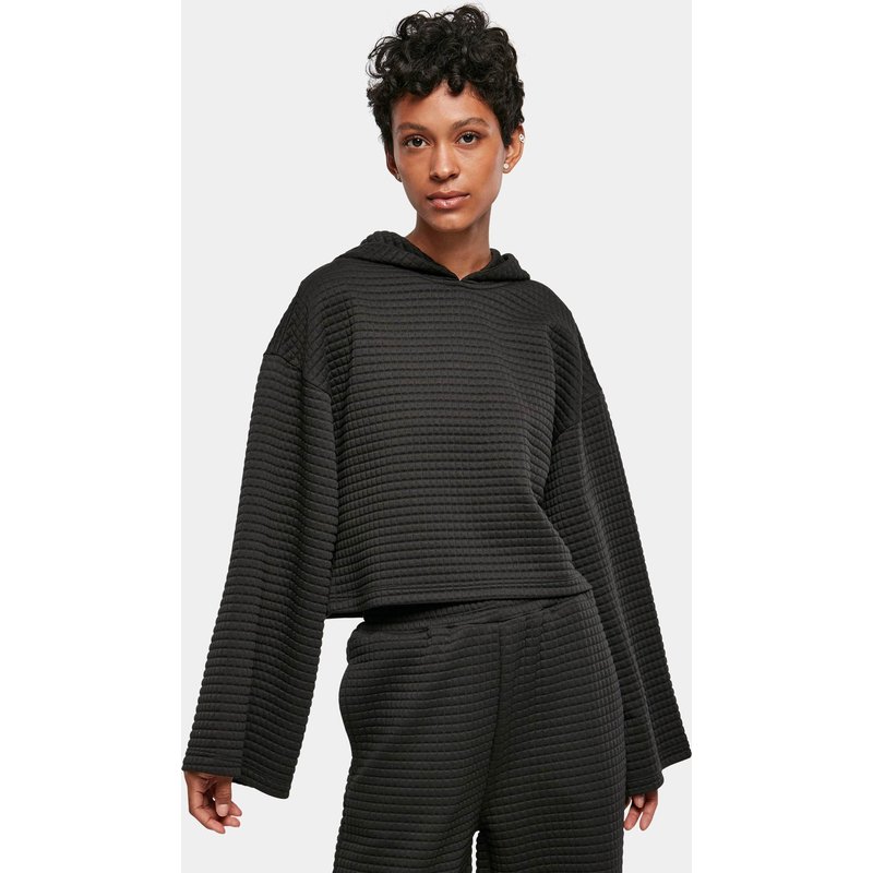 Urban Classics Ladies Short Quilted Kimono Hoody