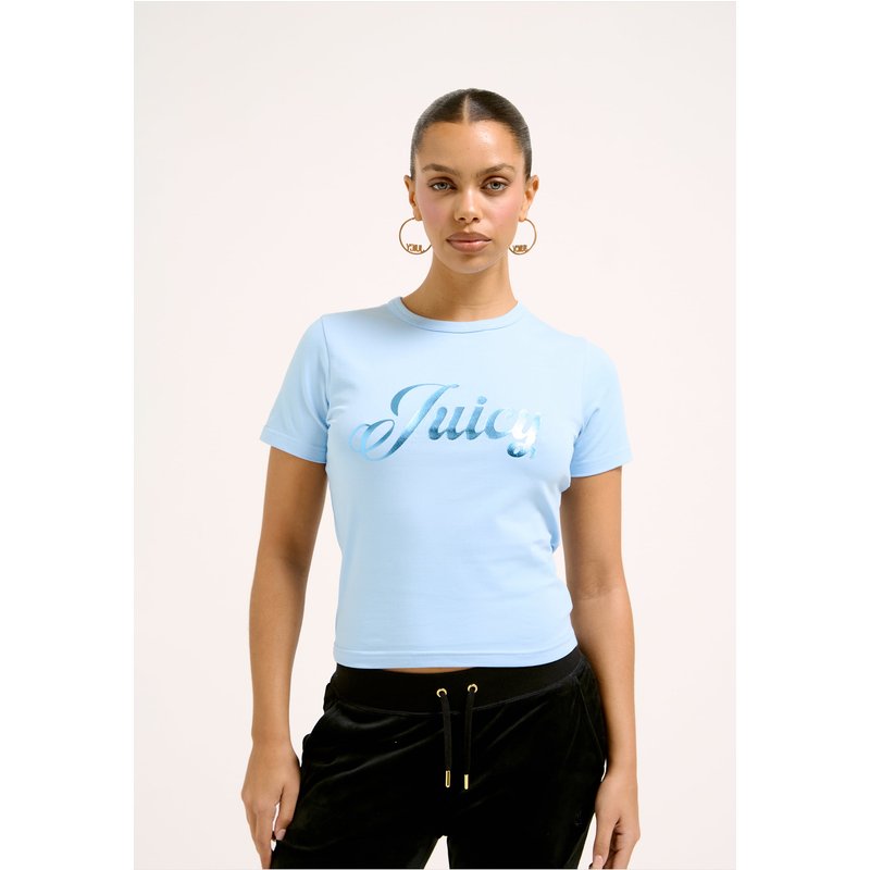 Juicy Couture FOIL JUICY FITTED TEE