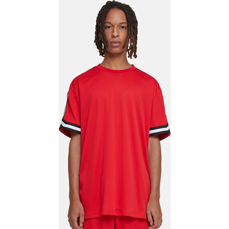 Urban Classics Oversized Stripes Mesh Tee