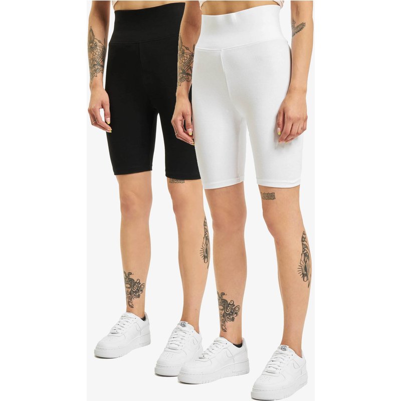 Urban Classics Ladies High Waist Cycle Short 2-Pack