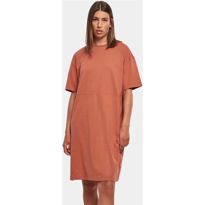 Urban Classics Ladies Organic Oversized Slit Tee Dress
