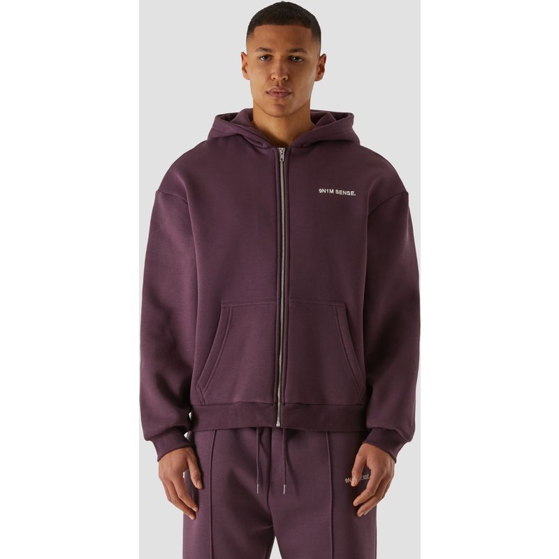 9N1M SENSE Sense Essential Fluffy Zip Hoody