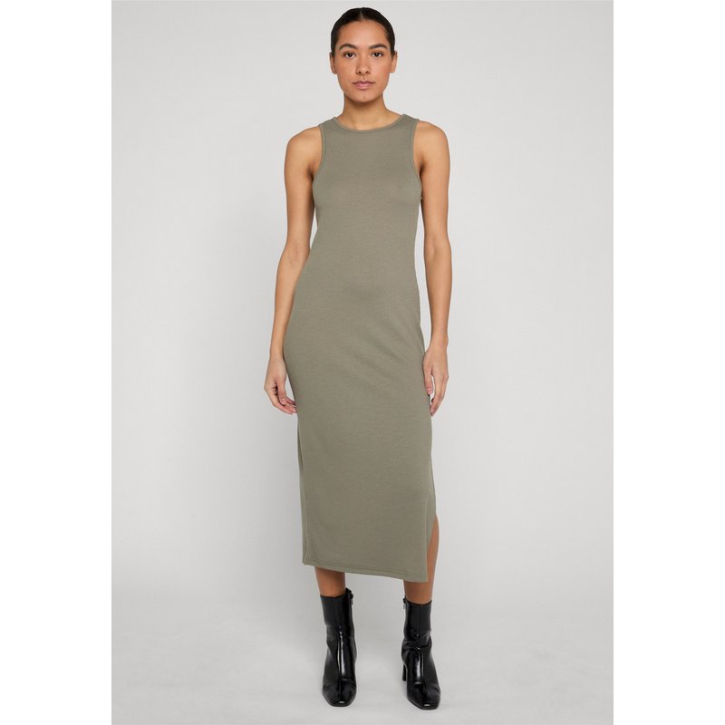 Urban Classics Ladies Long Racerback Rib Dress