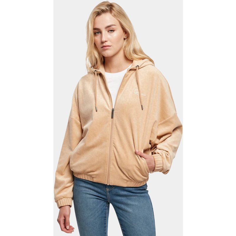 Karl Kani KW224-032-1KK Chest Signature Velvet Logo Jacket