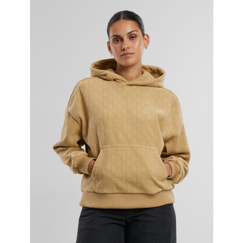 Urban Classics Ladies Jacquard Velvet Oversized Hoodie