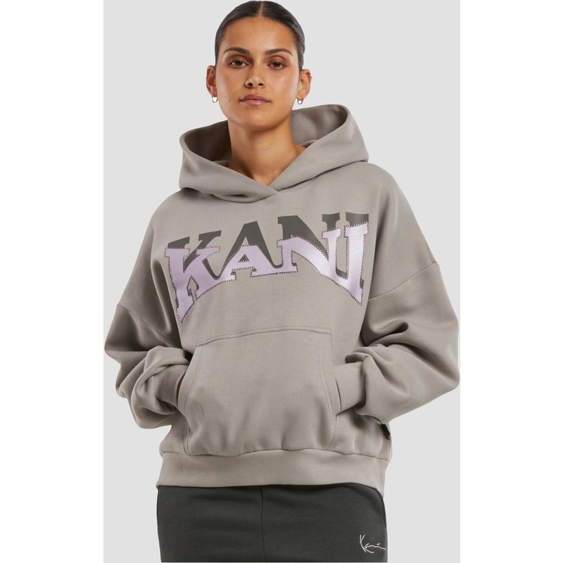 Karl Kani Woven Signature Glitter Oversized Hoodie