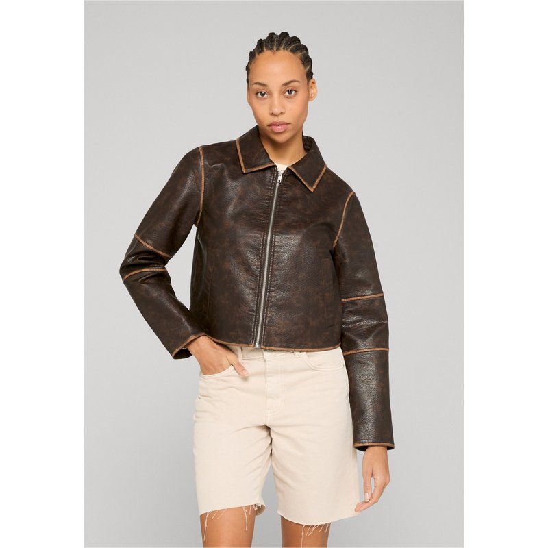 Noisy May NMKARLIE CROPPED PU JACKET