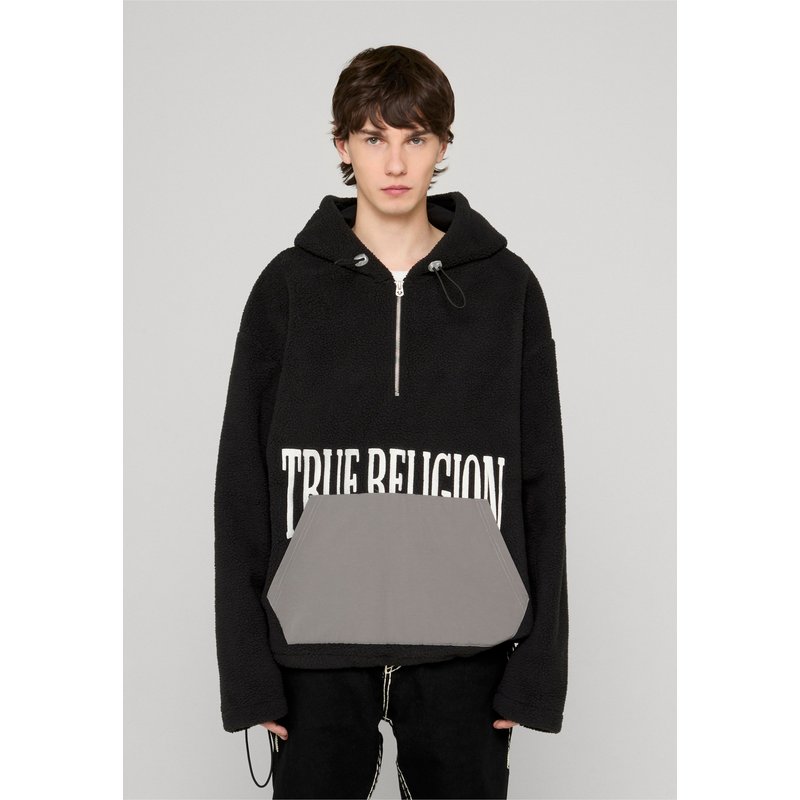True Religion FLEECE HALF ZIP HOODIE