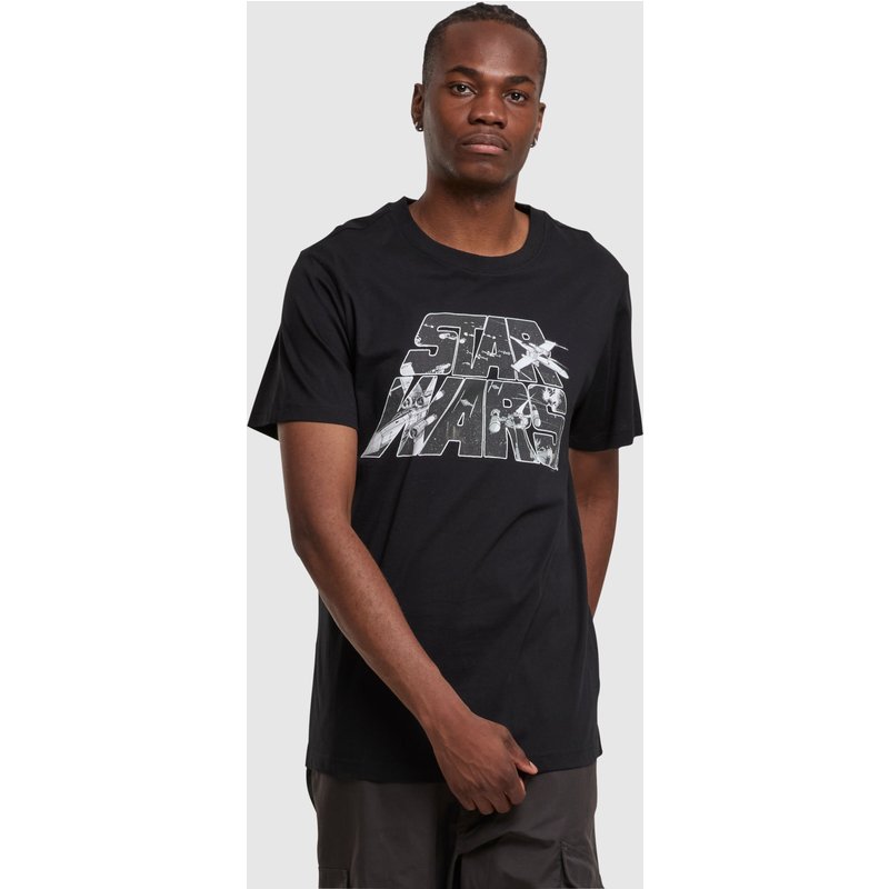 F4NT4STIC Star Wars Logo Space Sketch with T-Shirt Round Neck