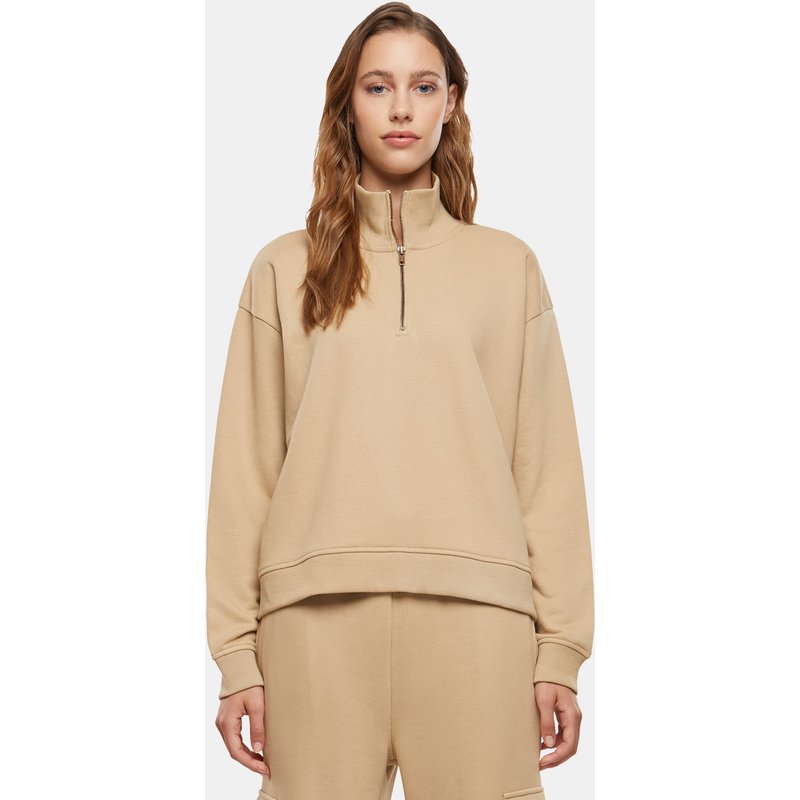 Urban Classics Ladies Light Terry Troyer Pullover