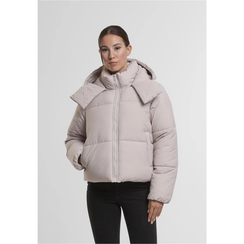 Urban Classics Ladies Hooded Collar Puffer Jacket