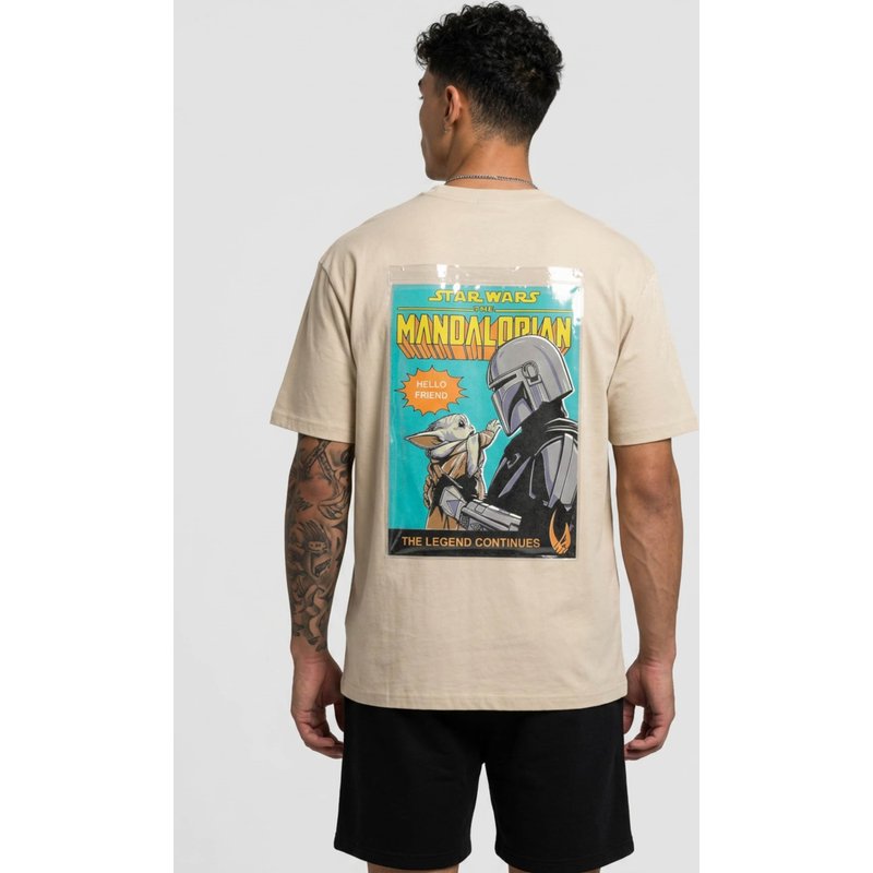Merchcode Star Wars Mandalorian Magazine Cover 1 Loose Tee