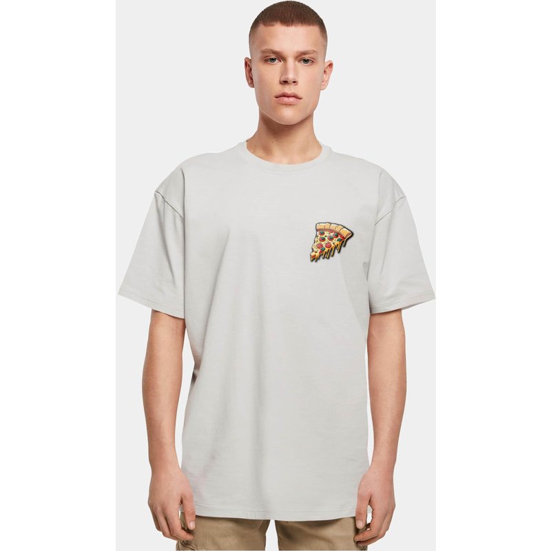 Merchcode POD Pizza Comic Heavy Oversized Tee