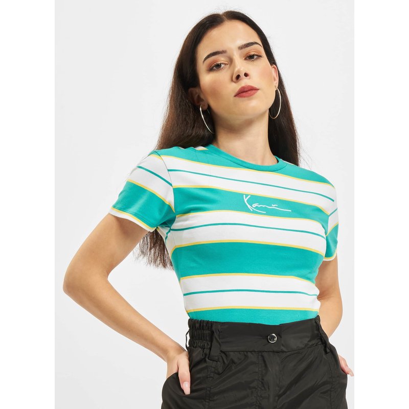 Karl Kani KW213-040-2 KK Small Signature Stripe Tee