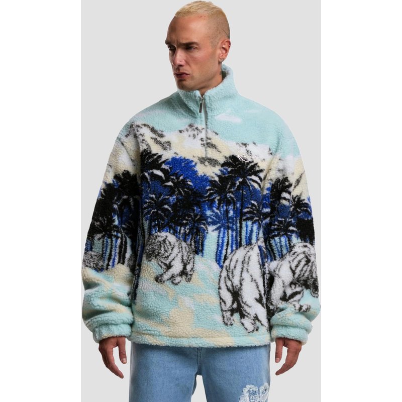 Karl Kani Metal Signature Ice Tiger Teddy Troyer Winterjacke
