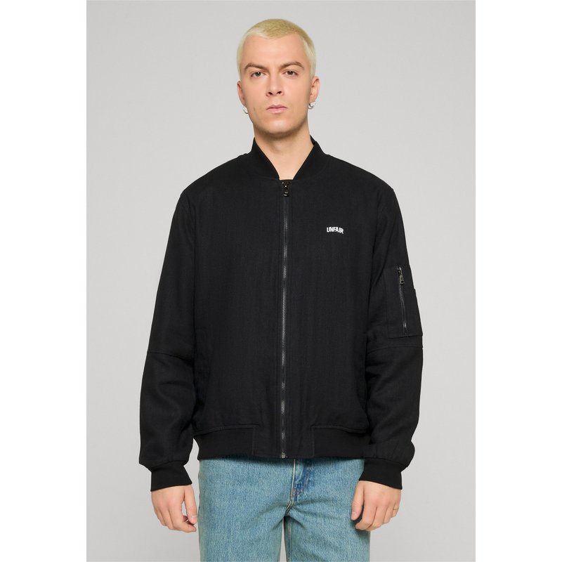 UNFAIR ATHLETICS Curved Linen Bomber