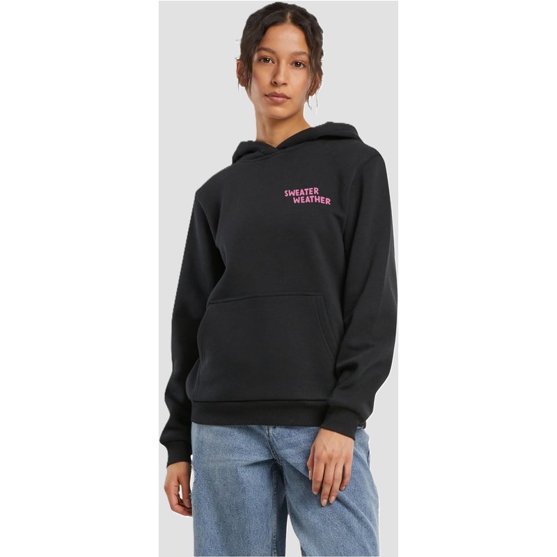 Miss Tee Sweater Weather Ladies Fluffy Hoody
